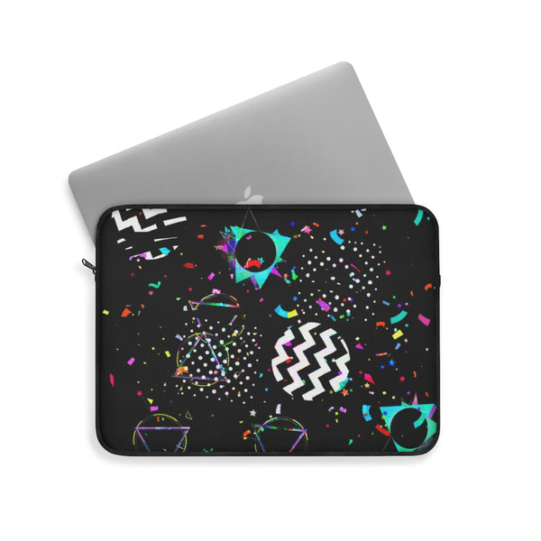 Black Confetti | Laptop Sleeve (Available in Multiple sizes)