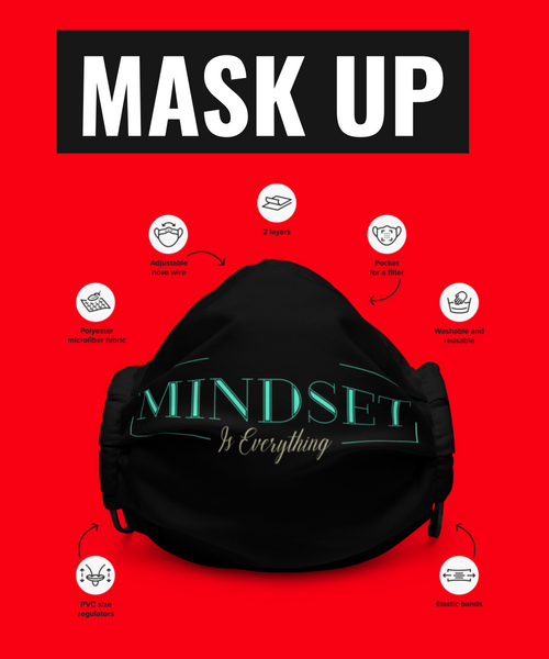 Mindset is Everything | Premium face mask